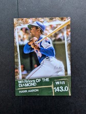 2020 Topps - Warriors of the Diamond #WOD-3 Hank Aaron Camo Parallel /50