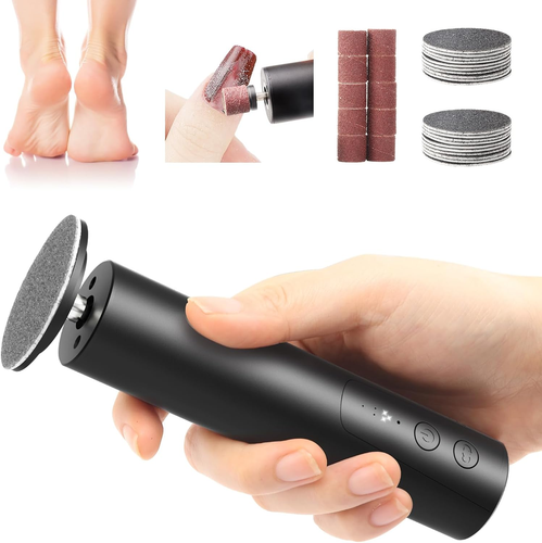 Electric Callus Remover for Feet, Electric Foot File Nail Grinder 2 in 1,Recharg
