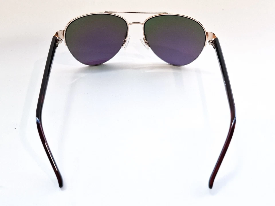 Gafas de sol Guess para mujer GUF254-GLD-2F doradas aviadores NUEVAS auténticas Foto 4 de 4