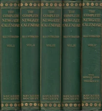The Complete Newgate Calendar By Raynor, J. L. Crook. G. T. Navarre Society 1926