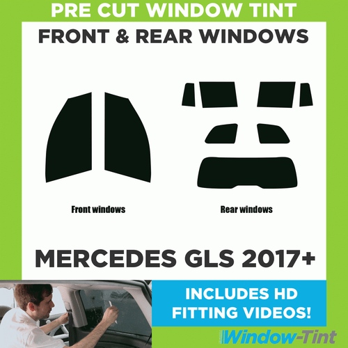 Pre Cut Window Tint - For Mercedes GLS 2017 Full Kit - Picture 1 of 5
