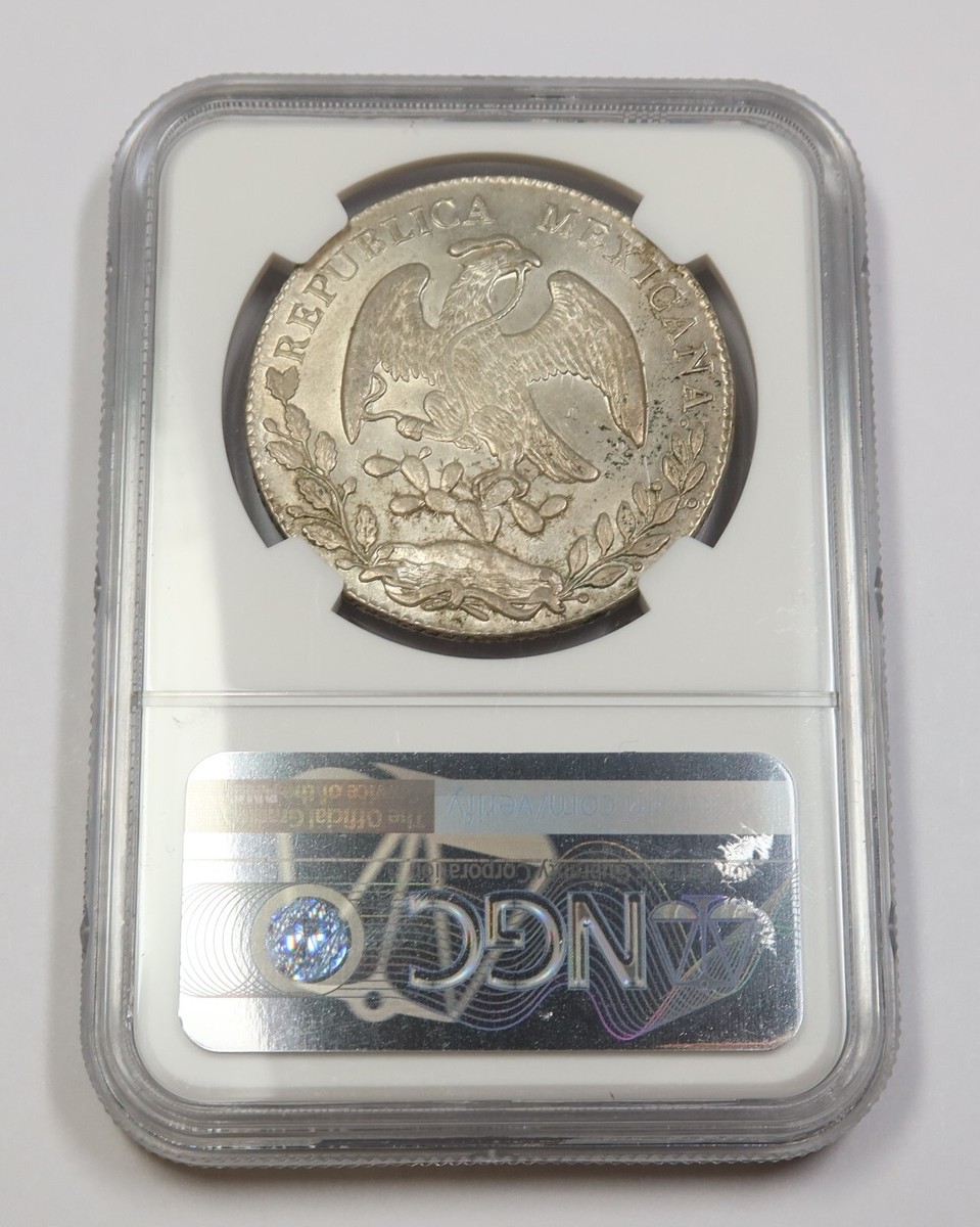 1869-MO CH NGC MS61 | REPUBLIC of MEXICO - Silver Eight