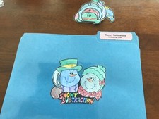 Snowy Subtraction 1-20 1st grade math file folder game teacher