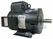 HEAVY DUTY LEESON COMPRESSOR DUTY ELECTRIC MOTOR 5HP 1PHASE 230V 184T