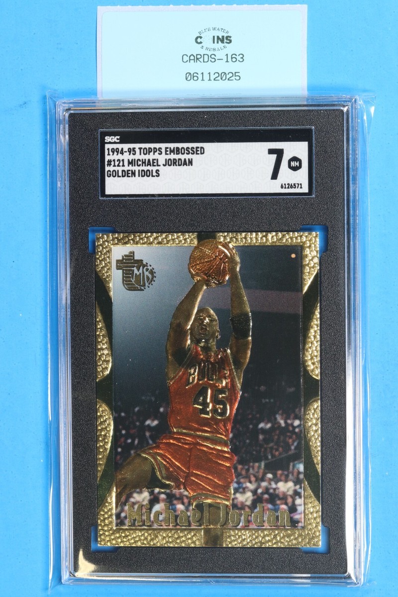 1994-95 Topps Embossed - Michael Jordan #121 Golden Idol for