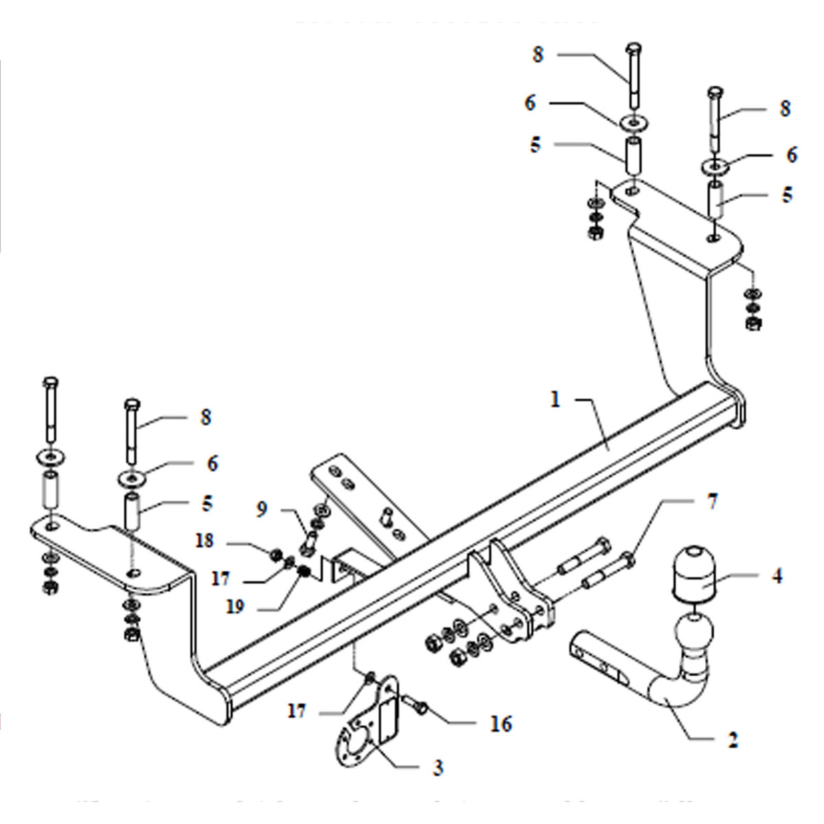 Attelage complet de precision Auto Hak pour Suzuki Ignis 2003