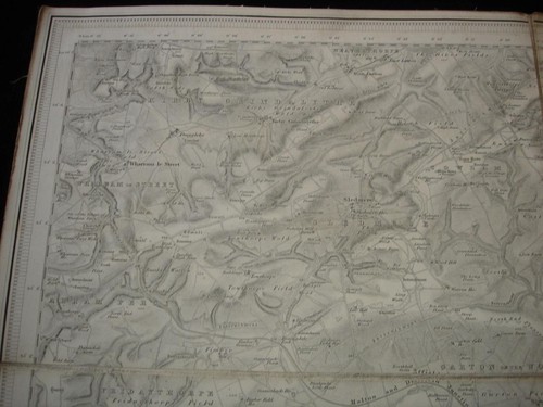 Antico Sondaggio Ordnance Mappa Vecchio Serie 2.5cm Eccezionale Driffield Wharam - Picture 2 of 7