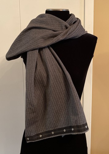 IVIVVA By Lululemon NEW Village Chill Scarf Vinyasa Herringbone Snaps OS NWT - Picture 7 of 12