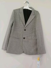 Boys' Houndstooth Knit Blazer - Cat Jack SZ 6