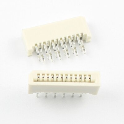 10Pcs FPC FFC 1mm 1.0mm Pitch 17 Pin Dual Contact Straight Ribbon Flat Connector