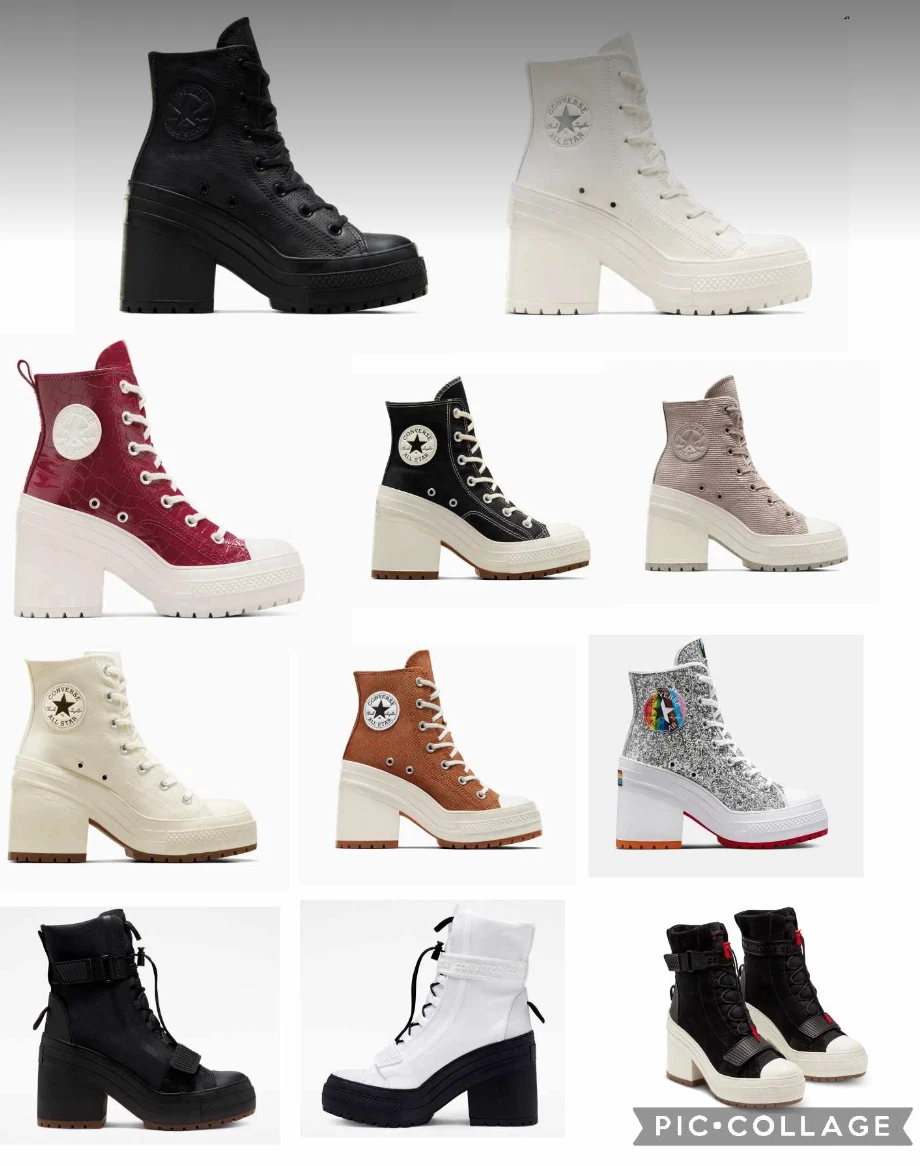 Converse hotsell heel boots