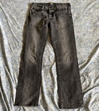 PRPS Jeans Mens Sz 31 Black Gremlin Stretch Distress Pockets Button Fly