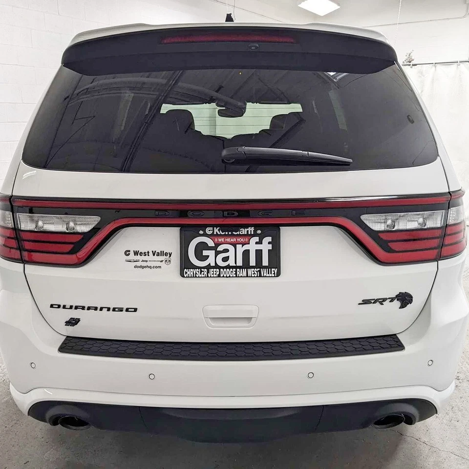 14-23 Dodge Durango Satin Black DODGE Liftgate Tail Light Nameplate Badge Mopar Foto 3 de 3