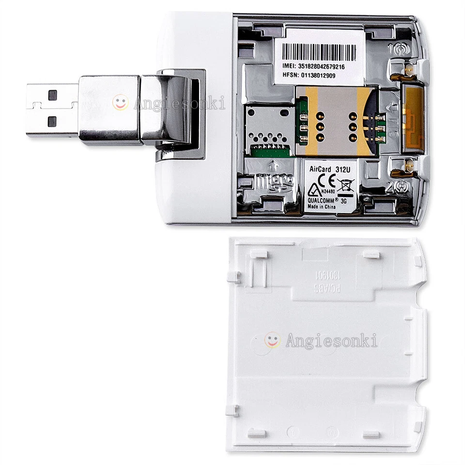 USB 3G Modem Sierra Wireless AirCard 312U HSPA+ 42 Mbps GSM Mobile Broadband  - Image 2 of 4