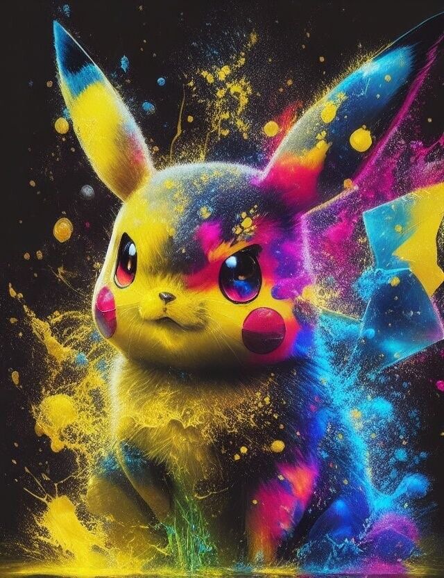 Pokemon Pikachu Black Art Wallpapers - Pikachu Wallpaper Phone