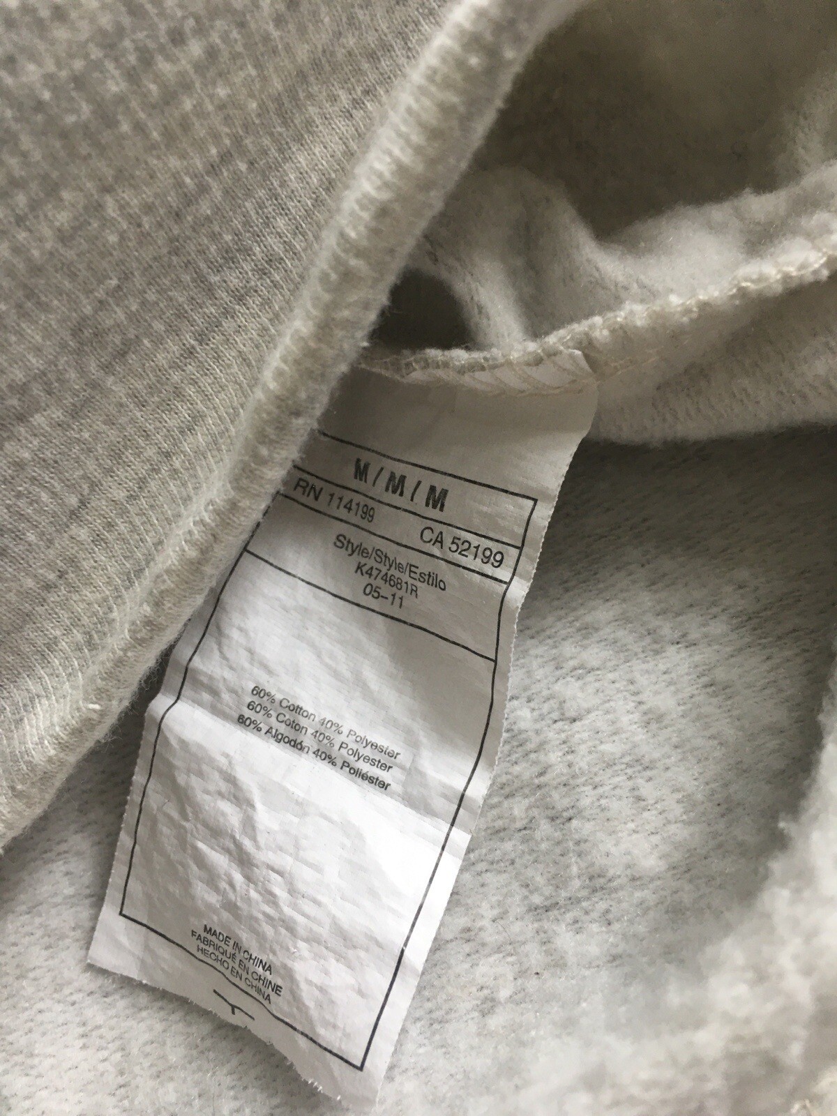 Roxy Junior’s Light Gray Pouch Pocket Pullover Ho… - image 10