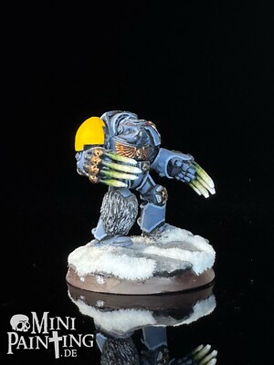 Warhammer 40k Wolf Guard Terminator Terminators Space Wolves Space Marine bemalt