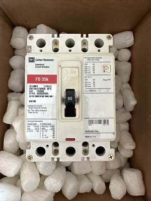 FD3090 Cutler-hammer 90 Amp FD 35K Circuit Breaker *NEXT DAY OPTION*