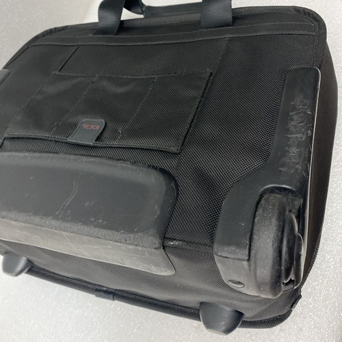 TUMI Alpha 26102DH Ballistic Nylon Rolling Carry On Briefcase Luggage Read - Picture 12 of 18