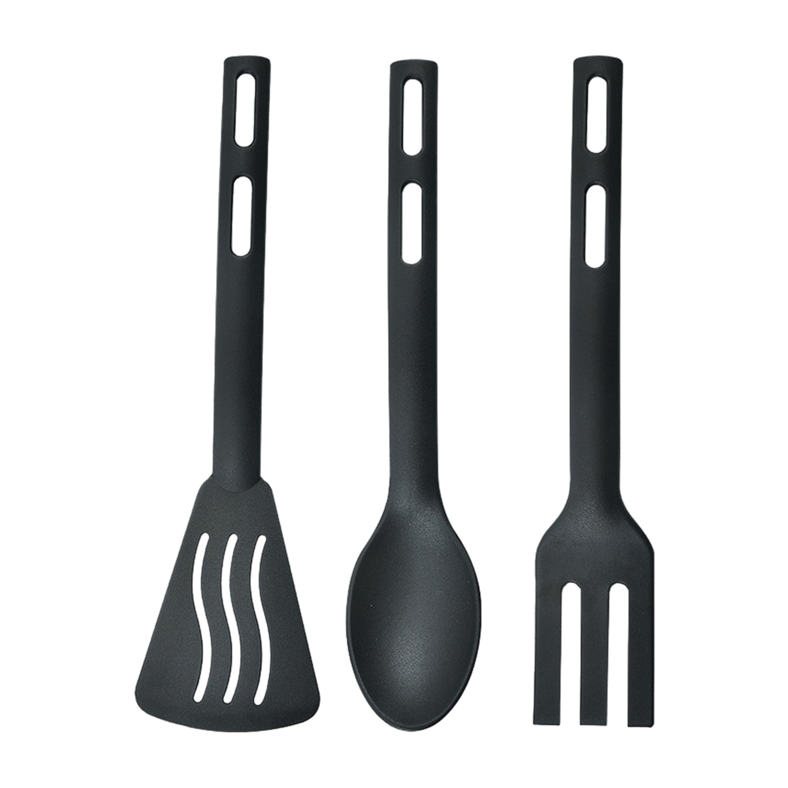 Kitchen Spatula Silicone Utensils Set of 3 Heat Resistant Rubber for Baking Cook