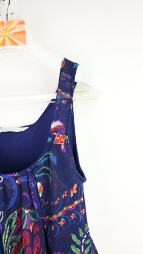 Desigual "Global traveller" paisley multi coloured maxi dress size EU38/UK10 - Picture 7 of 14