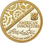 2018 P&D American Innovation Dollar Golden Signed Frist Patent From Mint Rolls