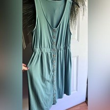 Adorable green boho dress size large
