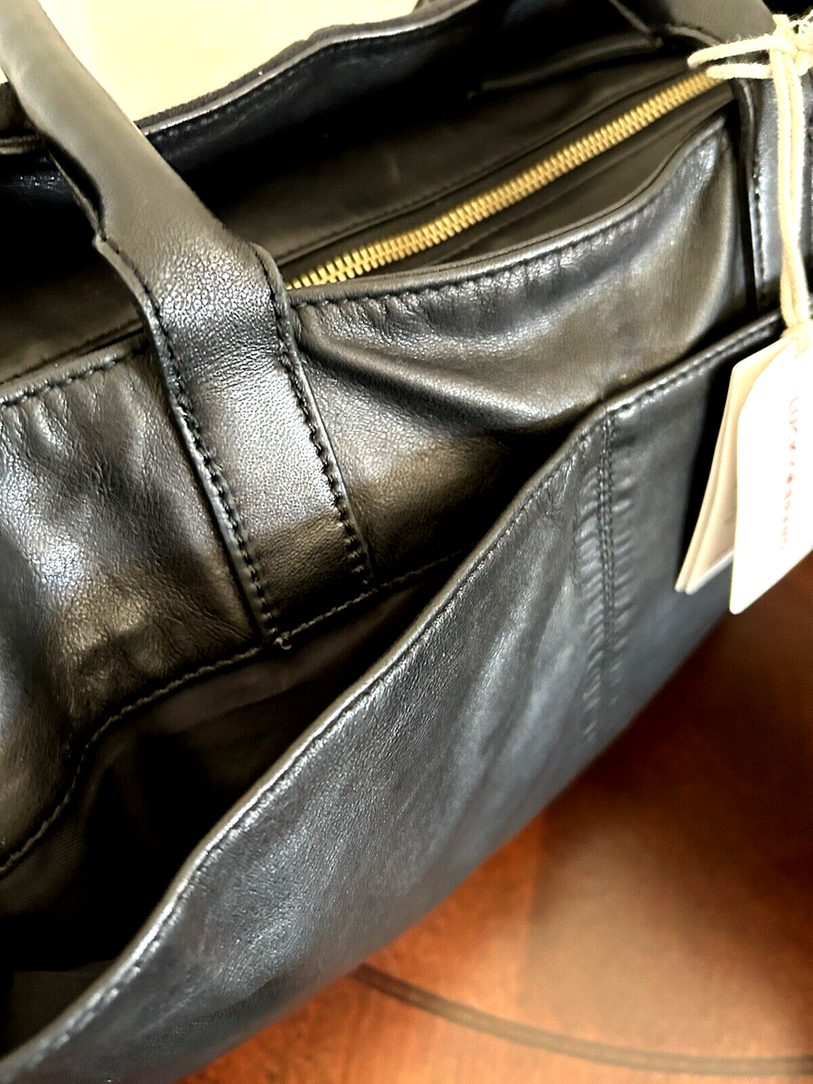 Lucky Brand Woven Leather Nita Artisan Made Handbag Shoulder Bag