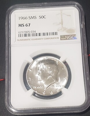 1966 SMS Special Mint Strike Kennedy Half Dollar NGC MS-67 40