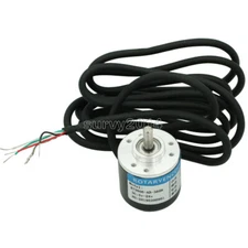 1PCS 360P/R Incremental Rotary Encoder AB phase encoder 6mm Shaft W coupling