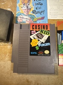 Casino Kid (Nintendo Entertainment System, NES) Box And Game, Poster, No Manual