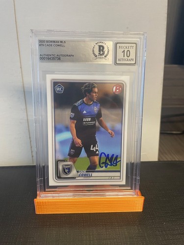 2020 BOWMAN MLS #79 CADE COWELL SAN JOSE SIGNED BECKETT AUTHENTIC AUTO 10 RC - 第 1/2 張圖片