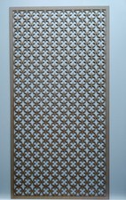 Radiator Cabinet Decorative Screening Perforated 3,4& 6mm MDF lasercut E2 grille