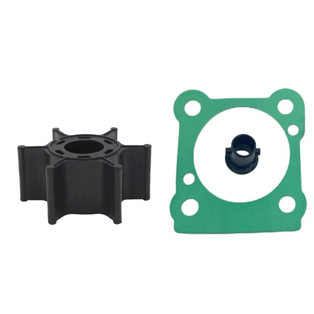 Water Pump Impeller with Gasket Damper for Yamaha 2 Stroke 6HP 8HP Outboard 6G1 Water Pump Impeller with Gasket Damper for Yamaha 2 Stroke 6HP 8HP Outboard 6G1
