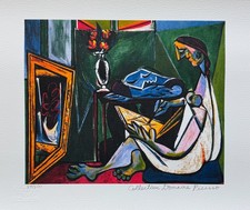 Pablo Picasso WOMAN DRAWING Estate Signed Limited Edition Giclee Art 16