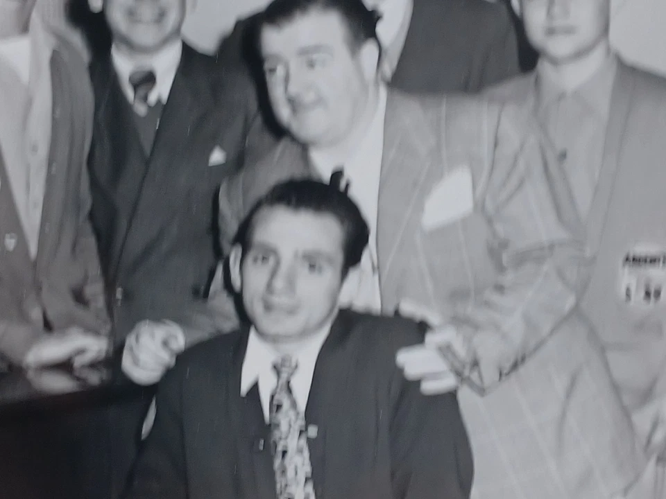 Bud Abbott & Lou Costello con foto original de 5" x 7" clase Argents 1949 JRR30 Foto 3 de 4