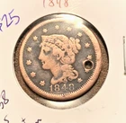 Photo of a 1848-P Large Cent from an eBay listing that sold on Jul 22, 2026