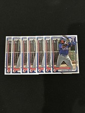Abimelec Ortiz 2024 Bowman 1st Paper #BP-16 Rangers Lot (7)