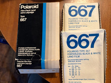 polaroid film vintage 667 in box unopened package