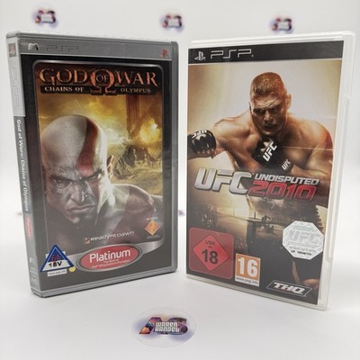 God of War Chains of Olympus + UFC 2010 Undisputed PSP 2 Spiele vollständig