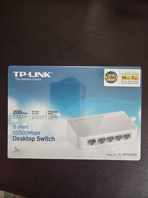 TP-LINK (TL-SF1005D) 5 Port Desktop Ethernet Switch