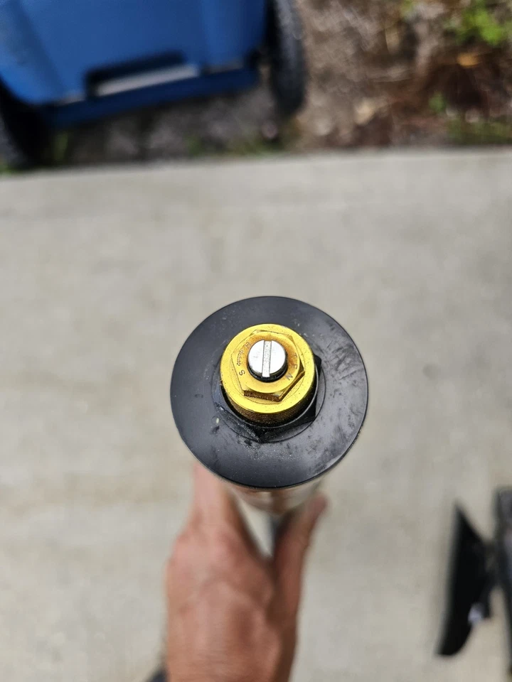 Kawasaki Ninja ZX10R 2006-2007 horquillas delanteras OEM triple eje recto ZX1070 Foto 3 de 4