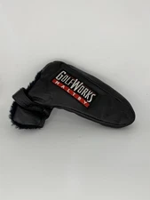 Maltby Golf Works Putter Cover, good shape, golf protector, Black Vinyl