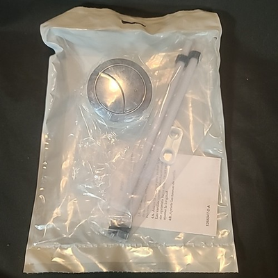 #ad Kohler Genuine Parts 1265519 CP Push Button Flush Actuator Kit Chrome $14.95