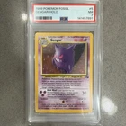 1999 Pokemon Fossil Gengar #5 Holo PSA 7 NM