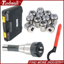 R8 Shank With 11Pcs ER32 Collet Set ER32 Chuck & Spanner For Milling Machine