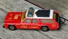 Matchbox Dodge Monaco Estate Fire Chief Red Toy Car Super Kings K-67-68
