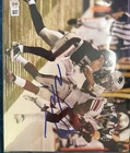 Mario Manningham Signed Giants Super Bowl Catch 8x10 Beckett Auto