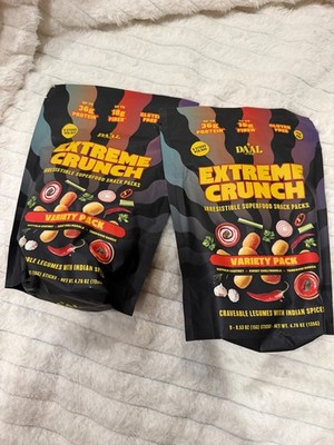 DAAL Extreme Crunch Craveable Legumes With Indian Spices Variety Pack Lot Of  2