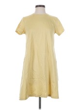 Uniqlo Women Yellow Casual Dress S